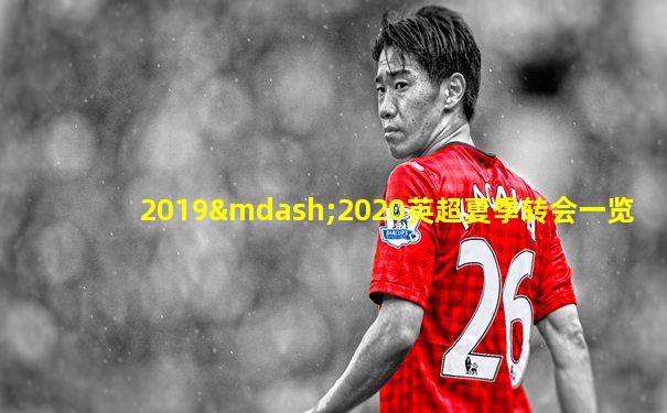 2019—2020英超夏季转会一览