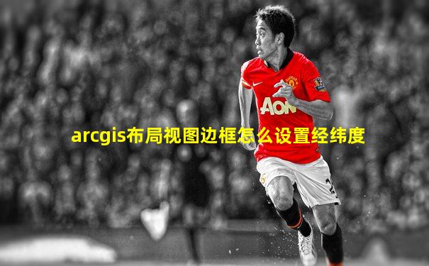 arcgis布局视图边框怎么设置经纬度