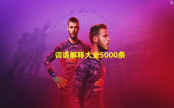 词语解释大全5000条