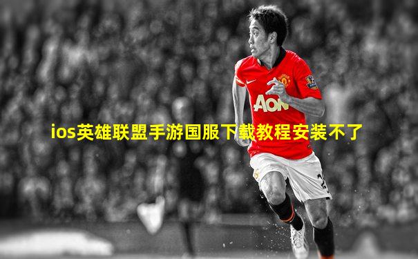 ios英雄联盟手游国服下载教程安装不了